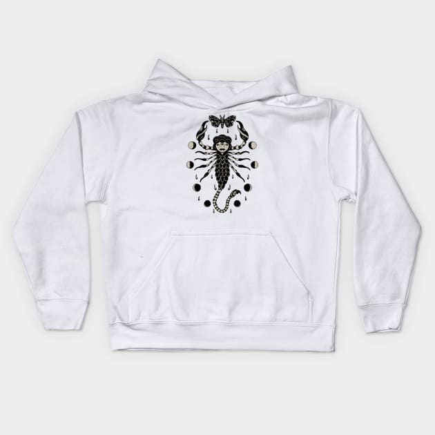 Scorpion Queen Kids Hoodie by Hard Candy